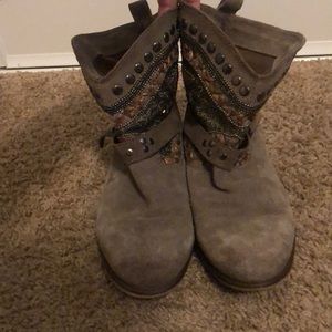 Booties with Beautiful Bead Detail